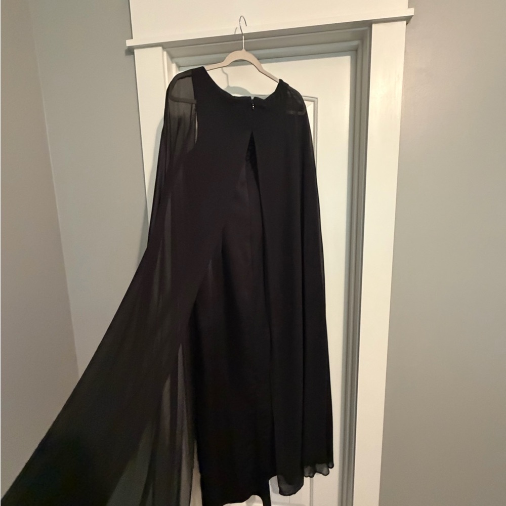 Adrianna Papell Black Evening Gown - Picture 4 of 8